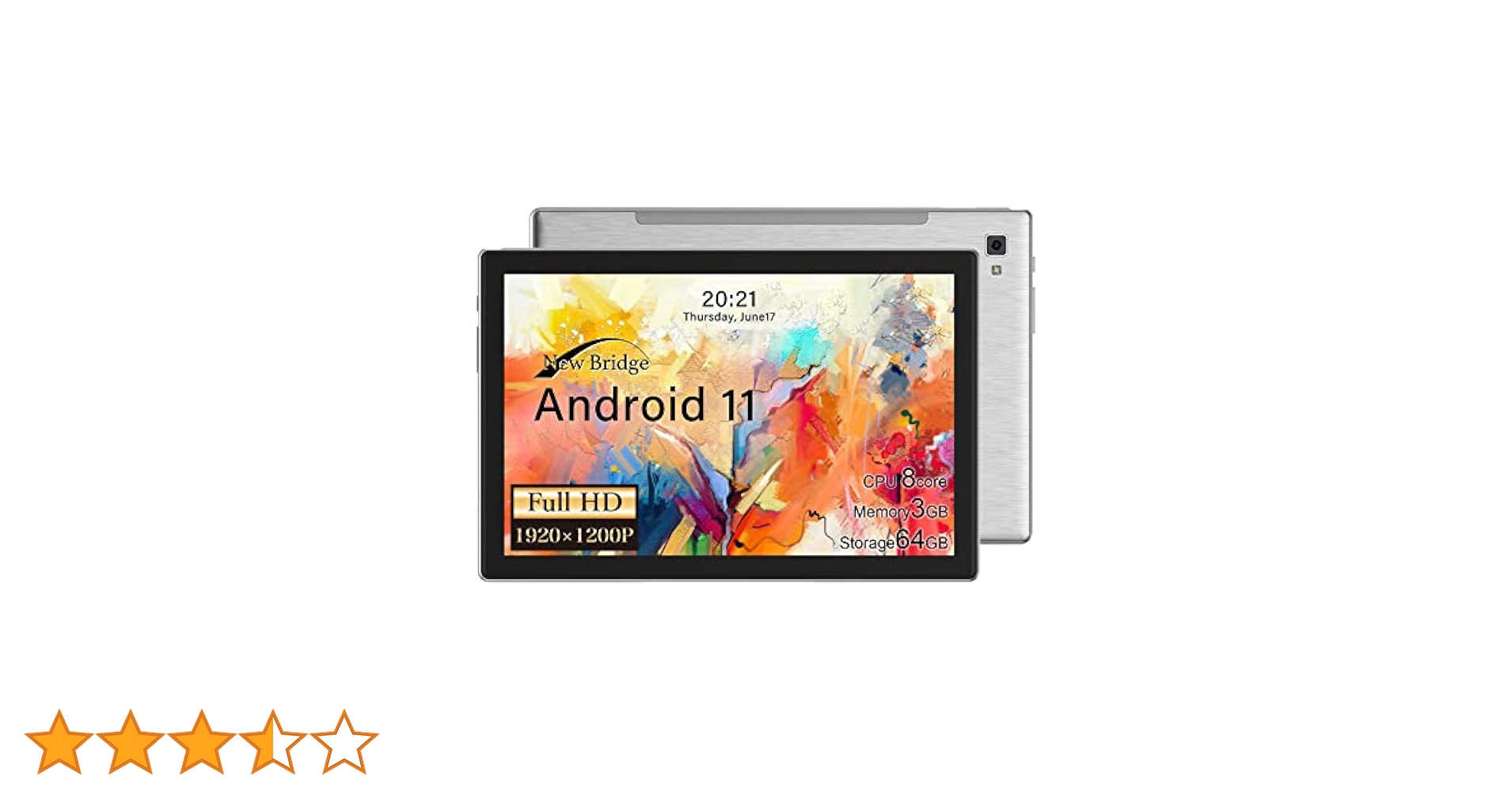 極美品　NEC8型AndroidタブレットPC-T0855CAS　② Amazon.co.jp: New Bridge タブレット 10.1インチ 最新Android11